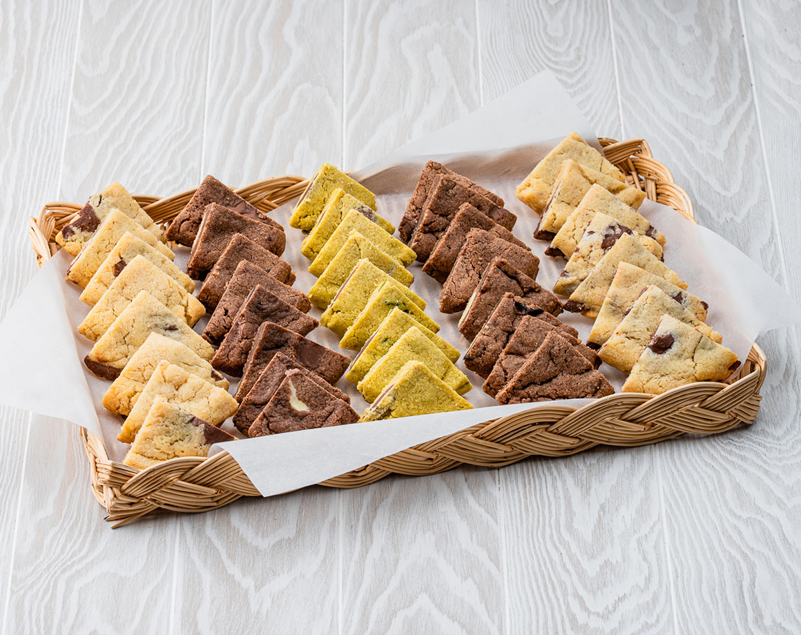 Plateau de cookies assortis