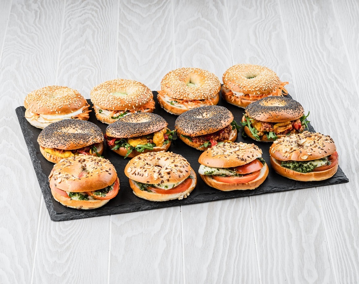 Mini-bagels végétariens