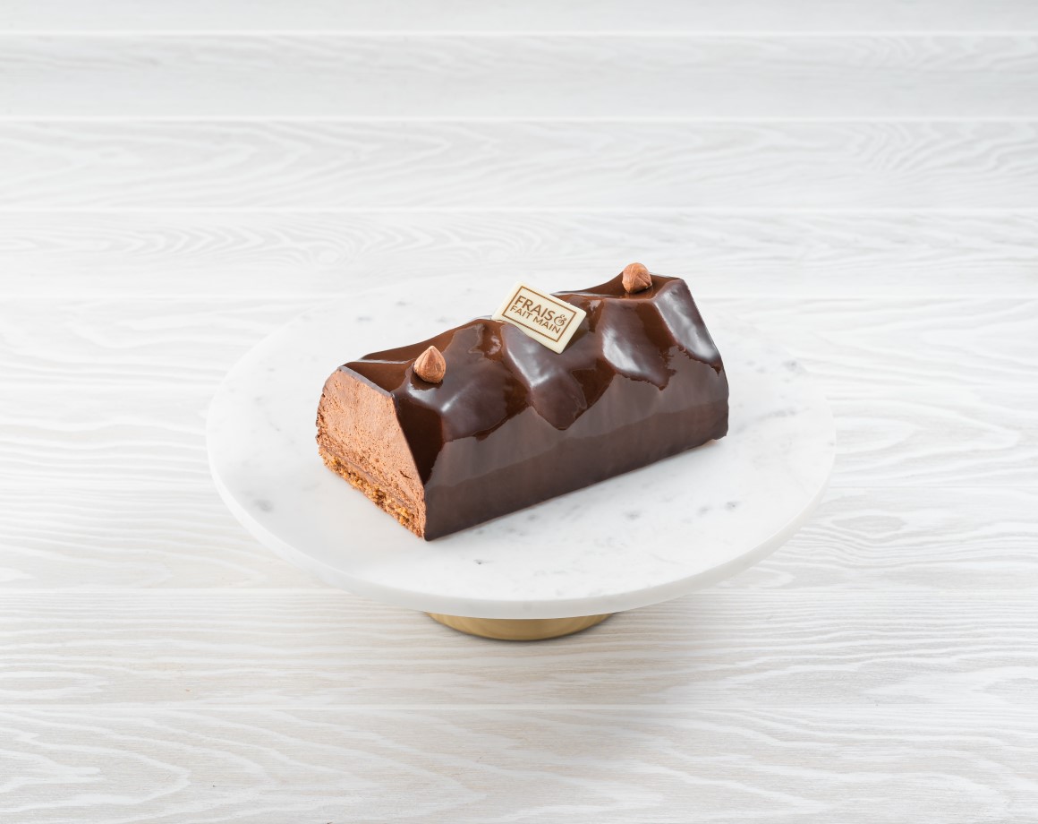 Bûche croustillant chocolat
