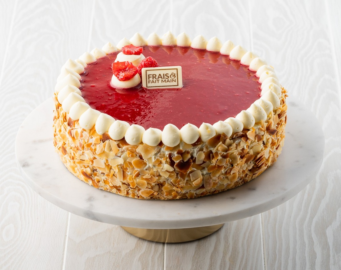 Tourte aux framboises 