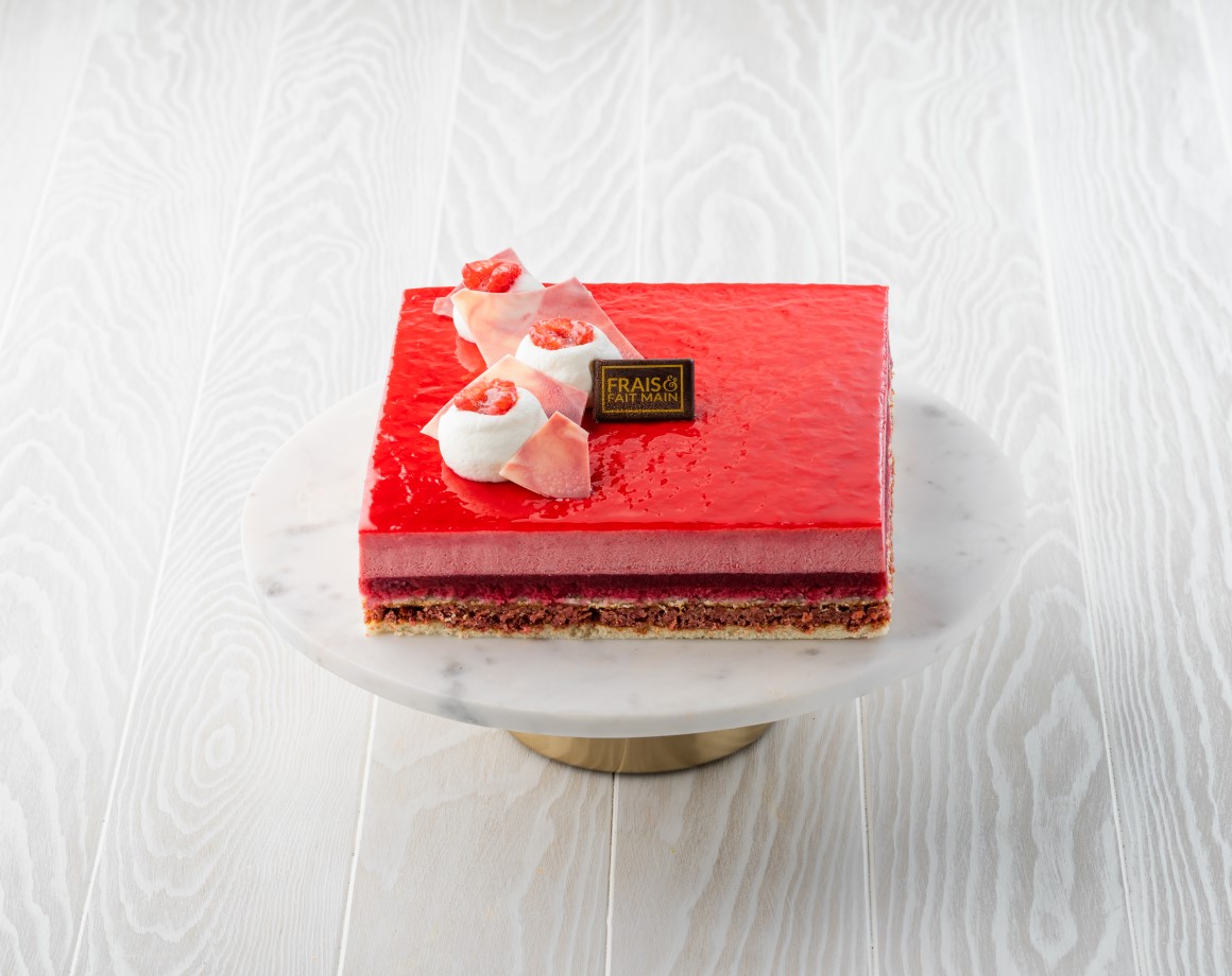 Entremets framboise