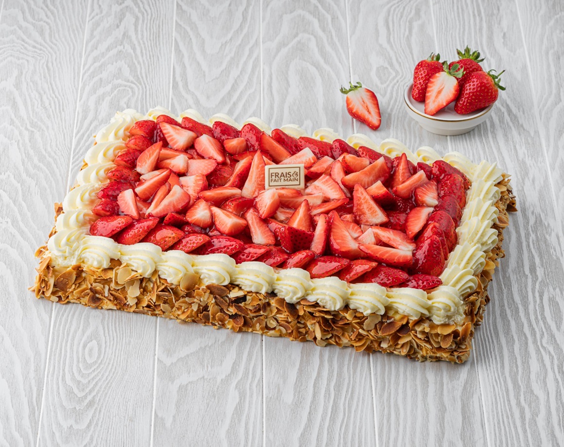 Pavé aux fraises