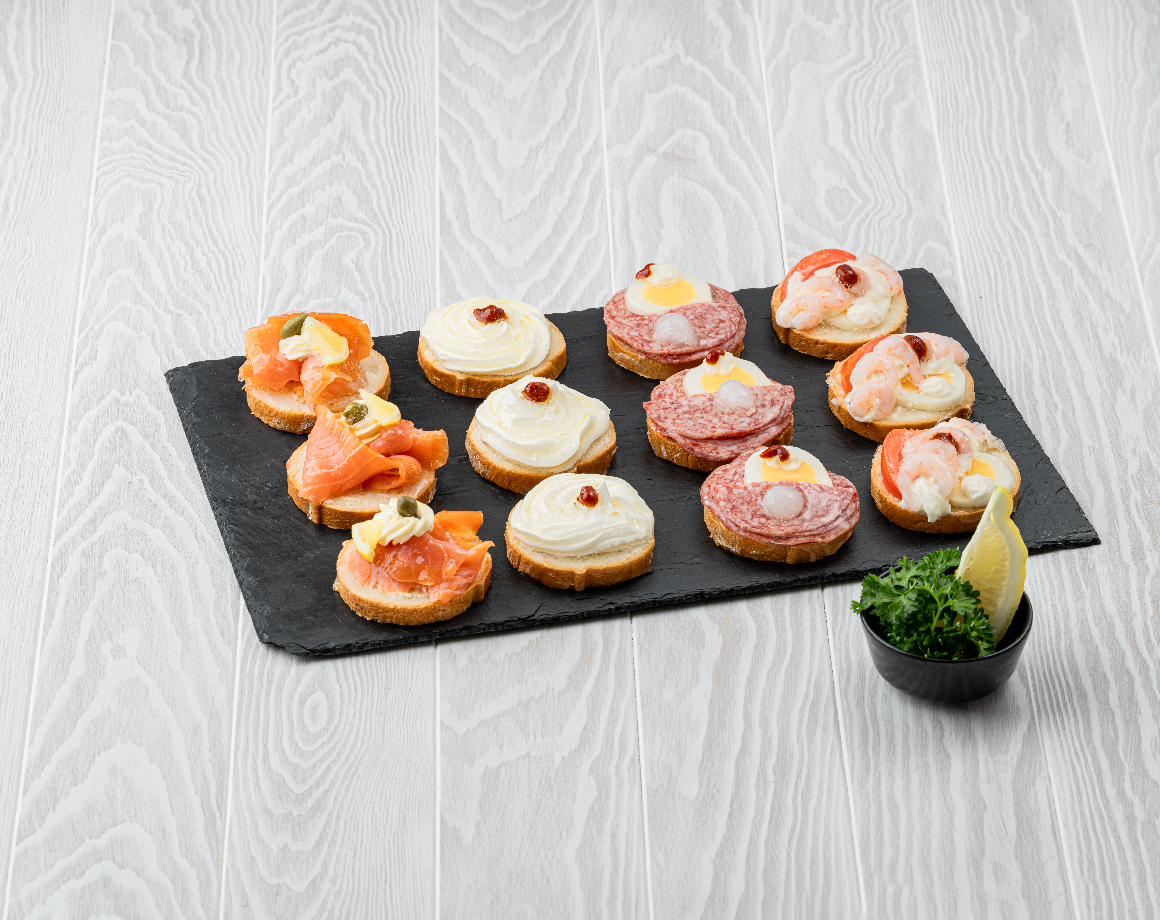 Canapés ronds