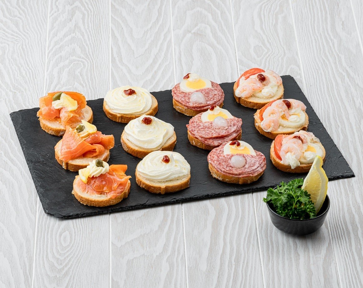 Canapés ronds