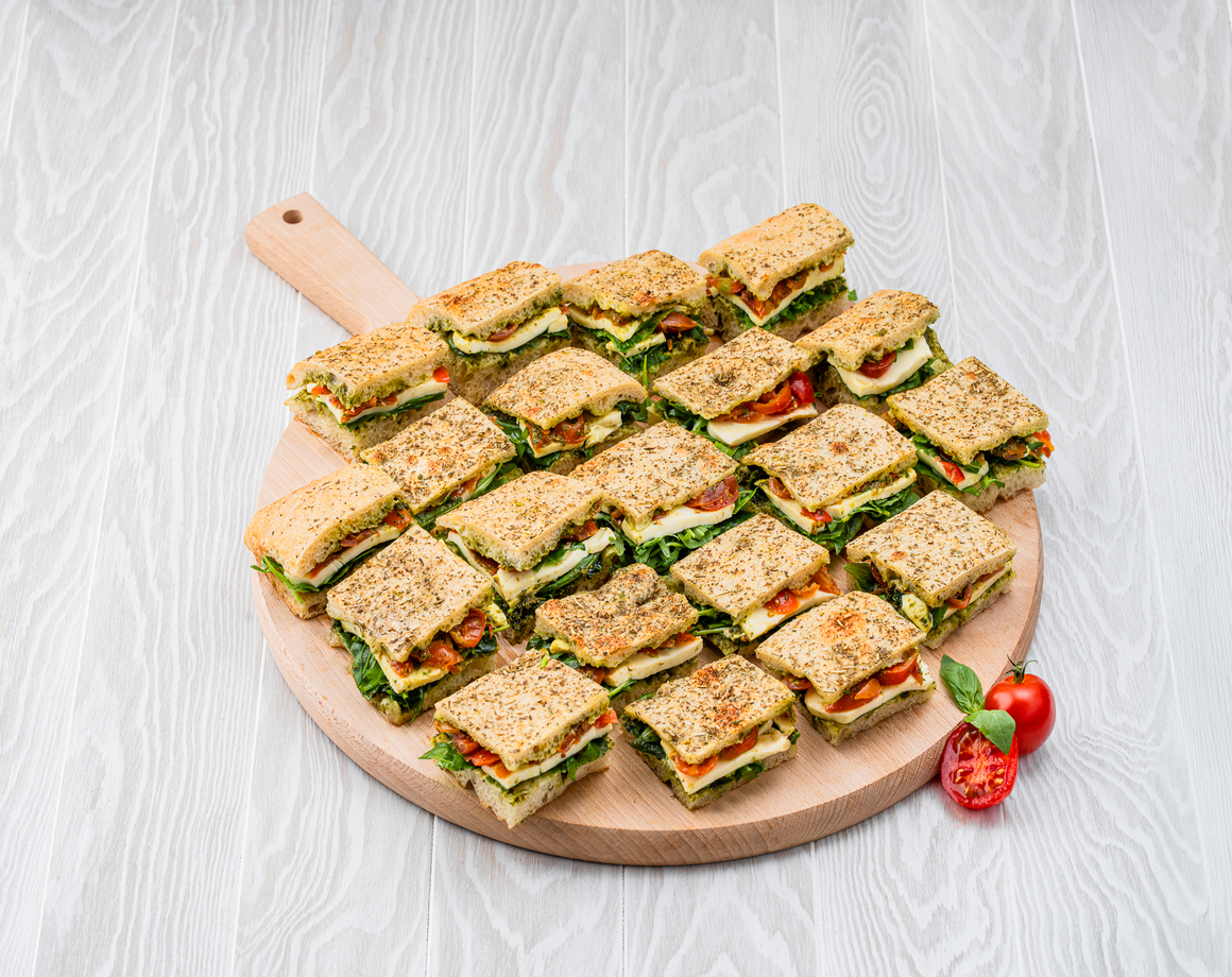 Focaccia tomate mozzarella