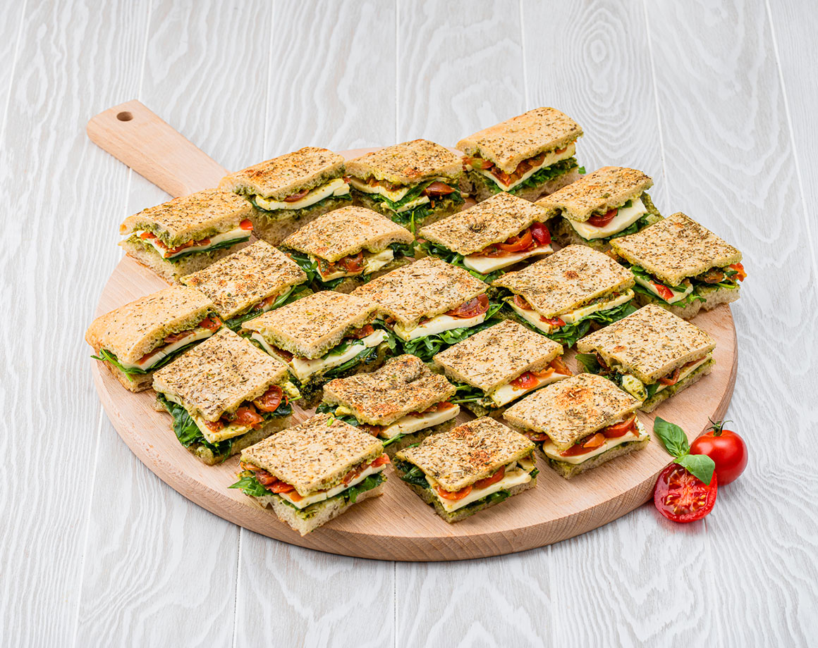 Focaccia tomate mozzarella