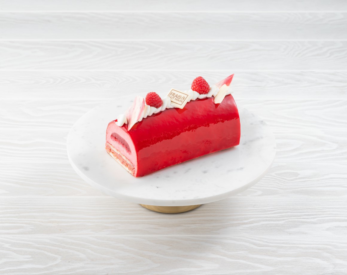 Bûche framboise
