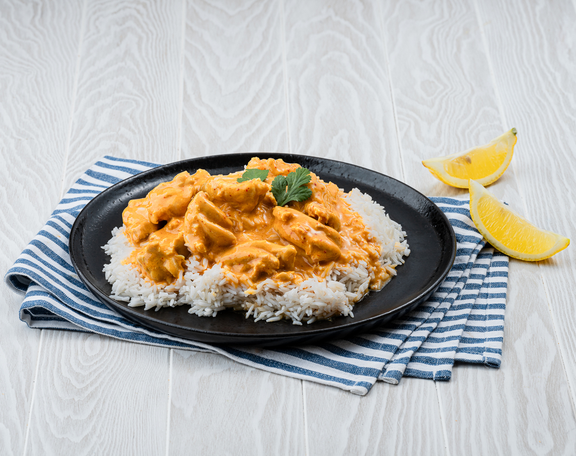 Poulet curry coco riz