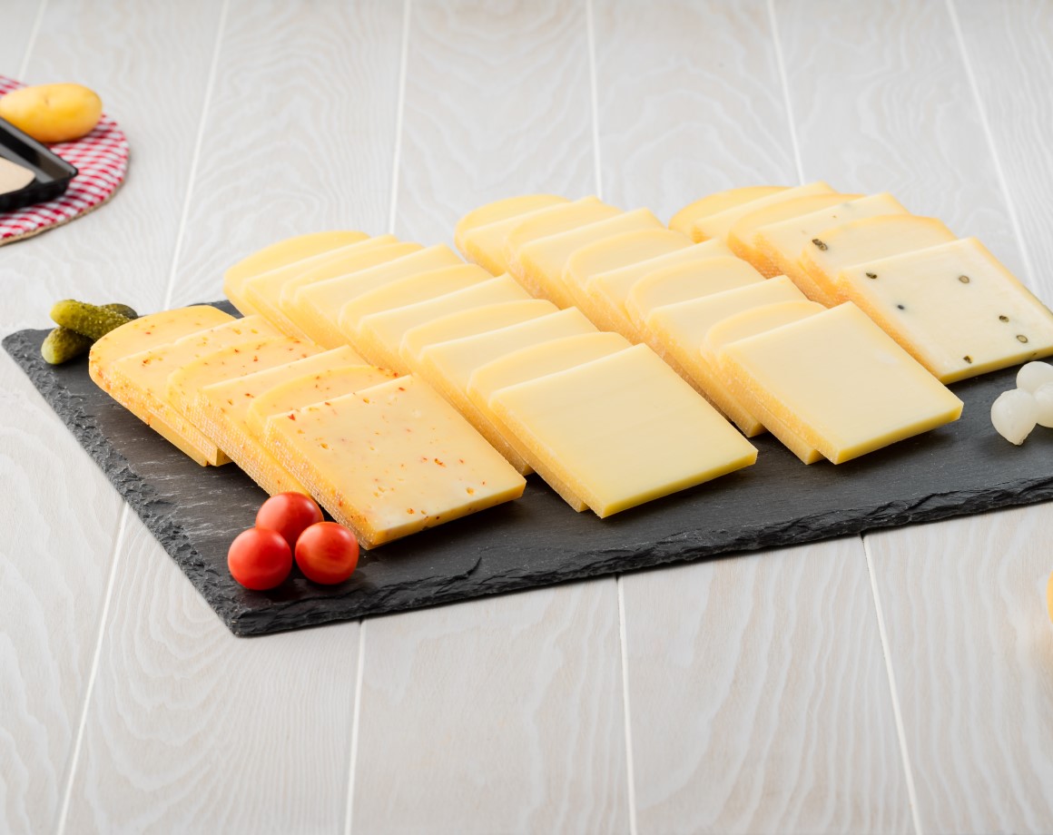 Assortiment de fromage à raclette