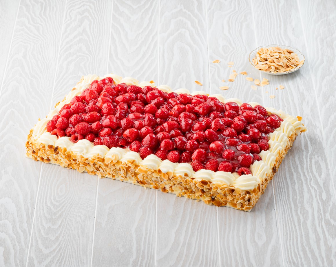 Pavé aux framboises