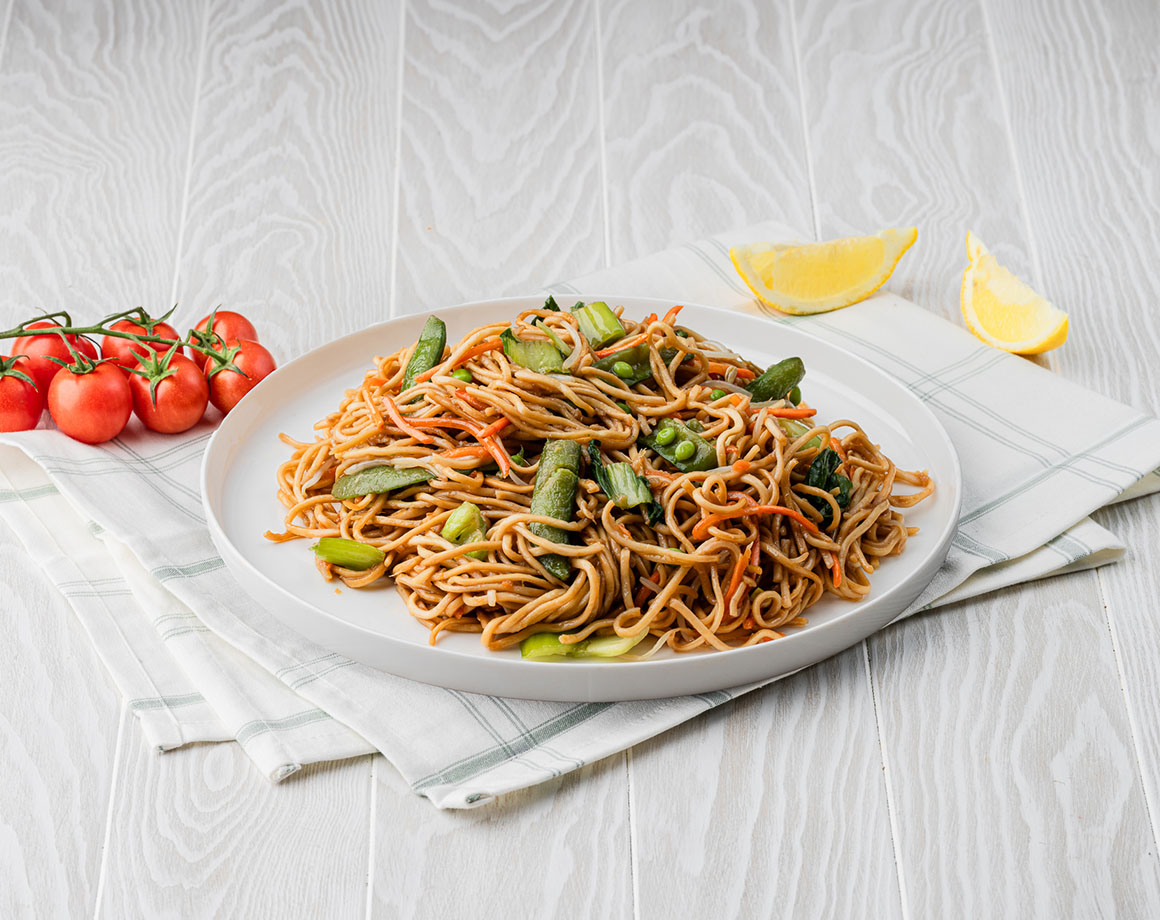 Nouilles sautées aux légumes