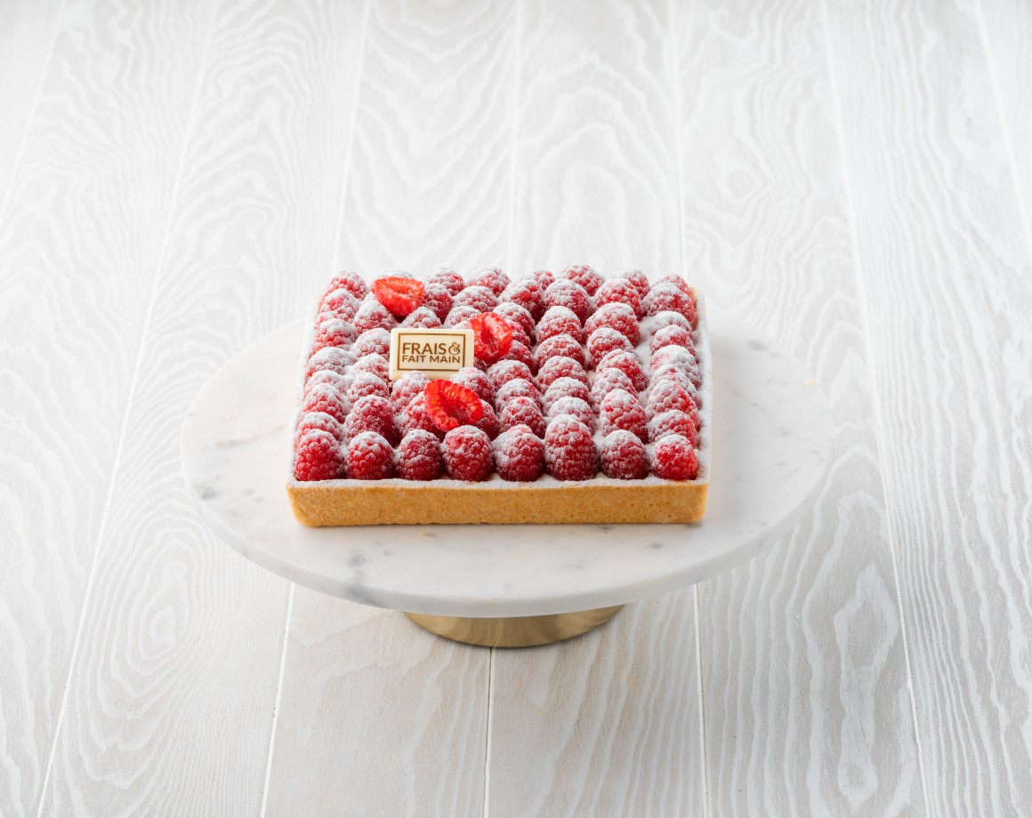 Tarte aux framboises