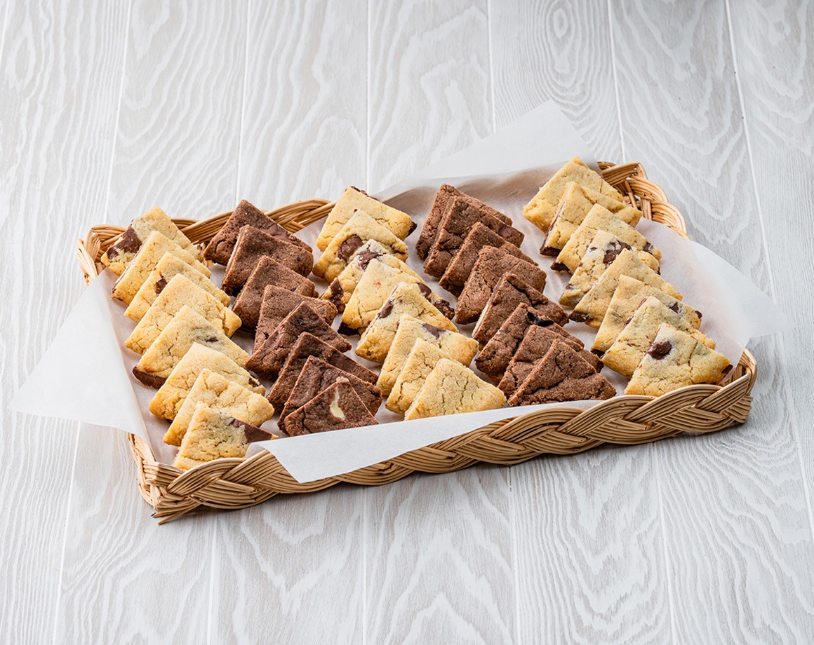 Plateau de cookies assortis