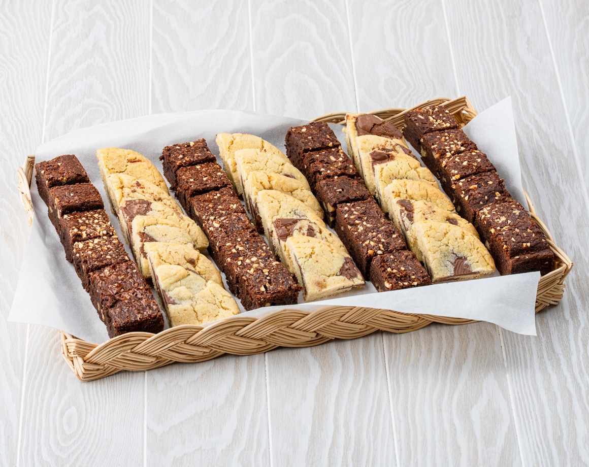 Mini brownies et cookies