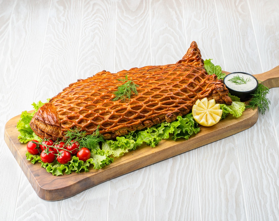 Feuilleté de saumon épinards