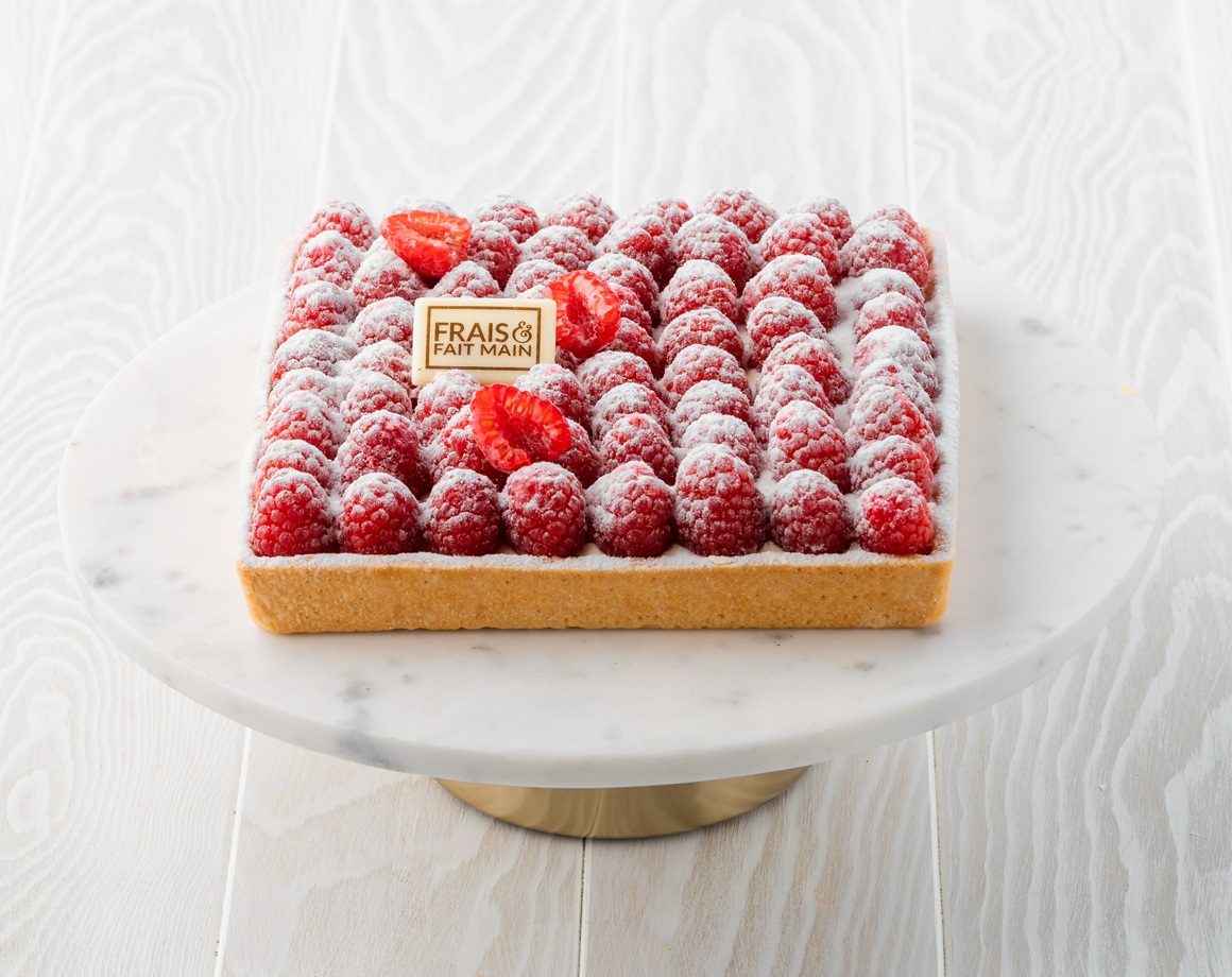 Tarte aux framboises